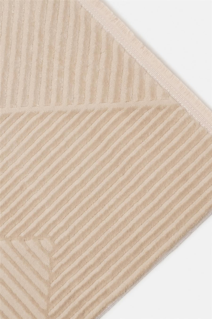 Cashmira Vizon Geometrik Desenli Kabartma Modern Halı