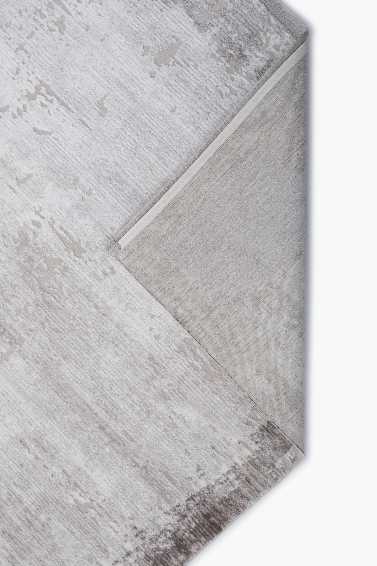 Vizon-Gri Mirage Geçişli Soyut Desenli Akrilik Halı