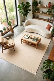 Krem Alegra Rusty Modern Akrilik Halı
