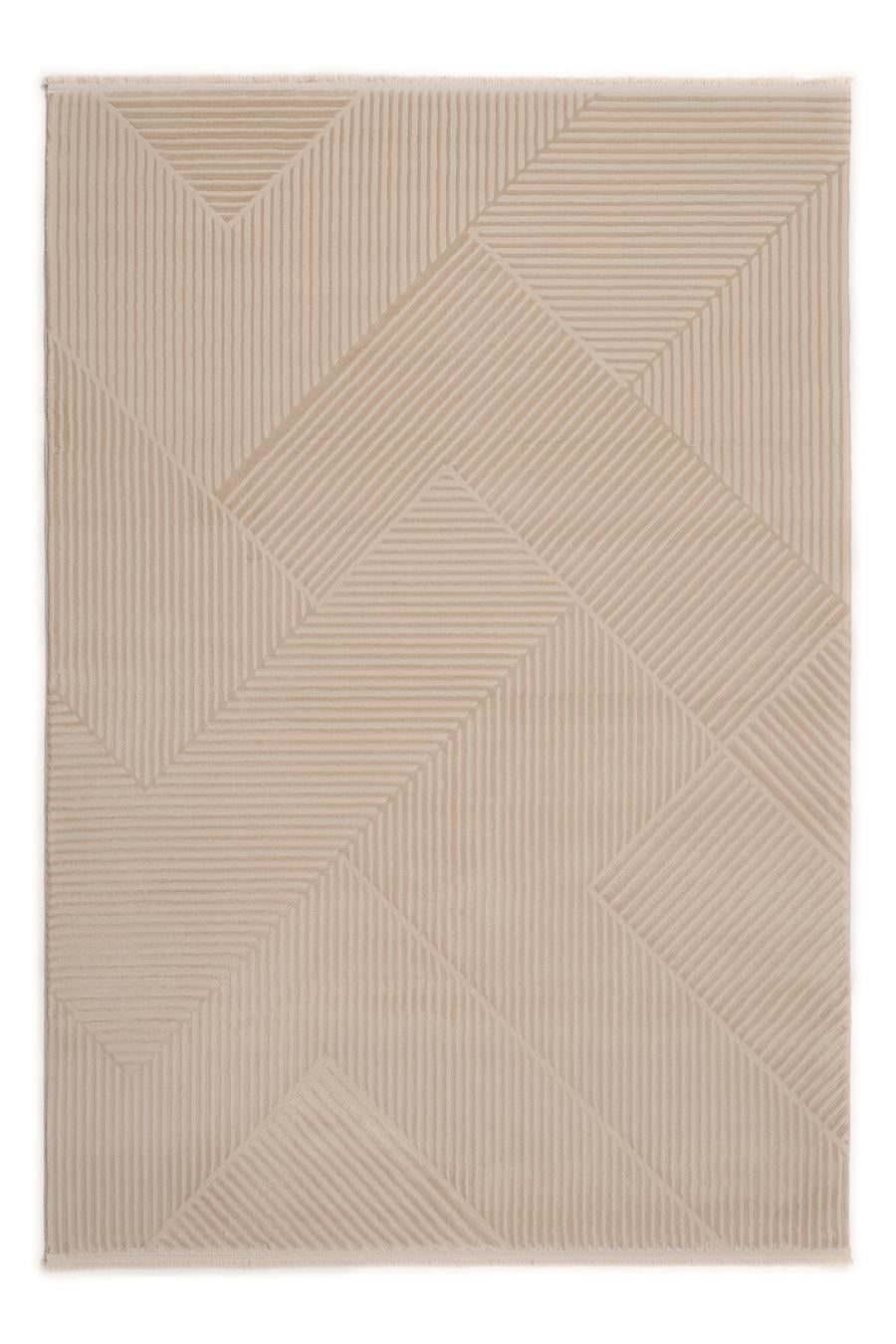 Cashmira Vizon Geometrik Desenli Kabartma Modern Halı