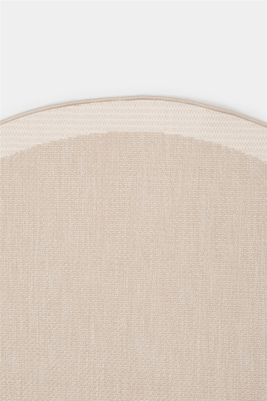 Bej Hasır Doku Oval Sisal Halı