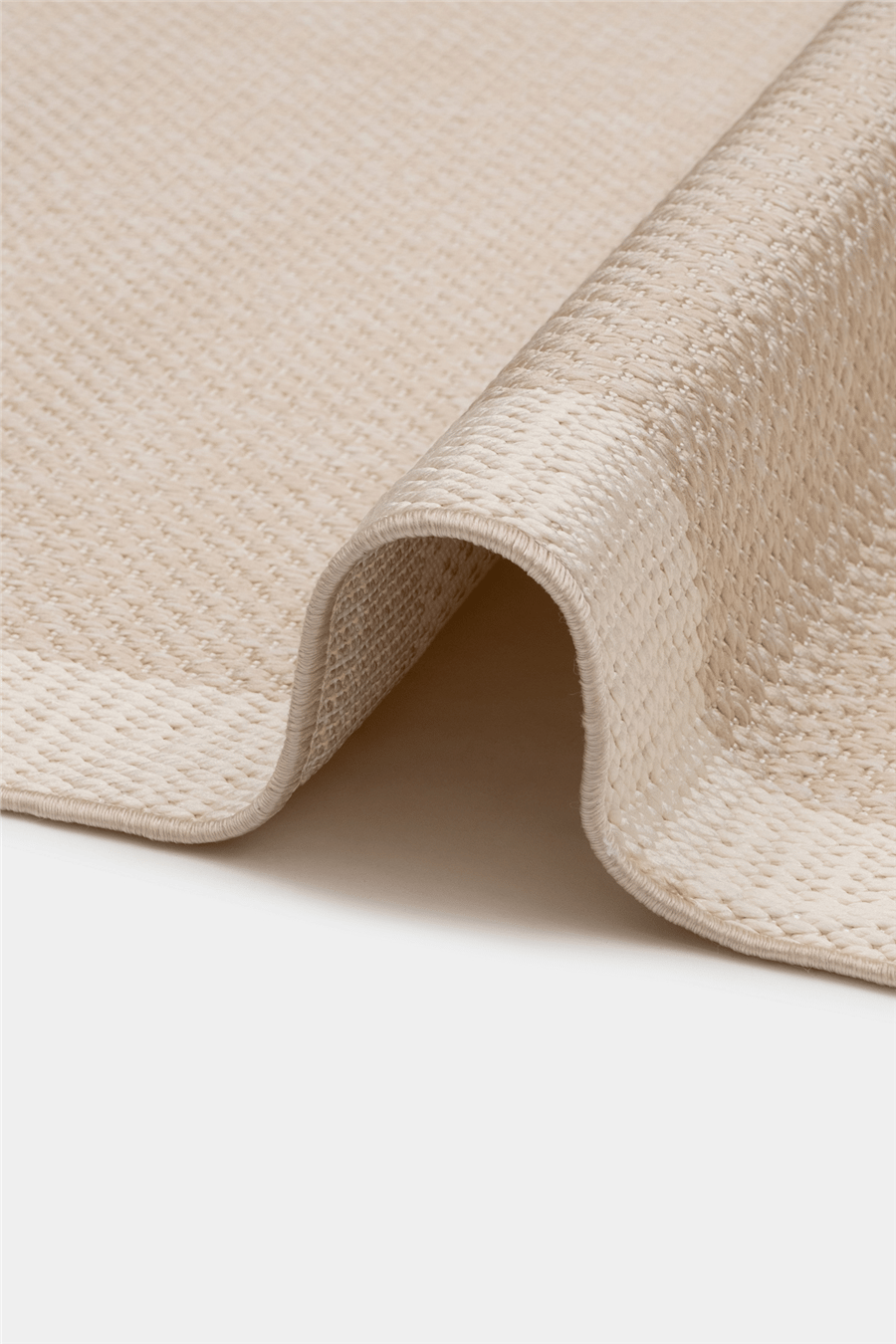 Bej Hasır Doku Oval Sisal Halı