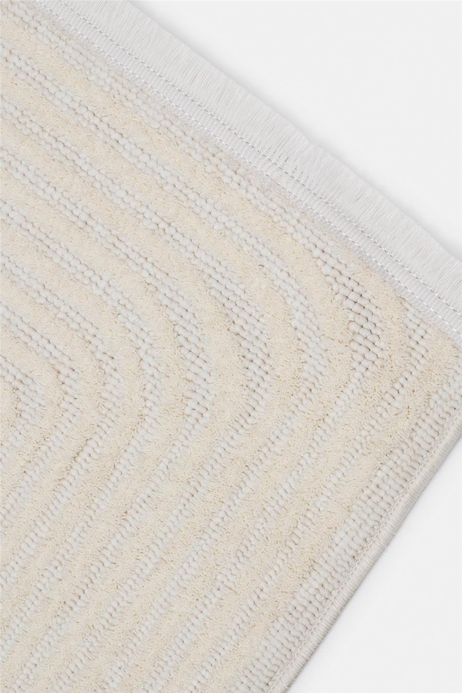 Bej Kabartmalı Lupi Bohem Halı