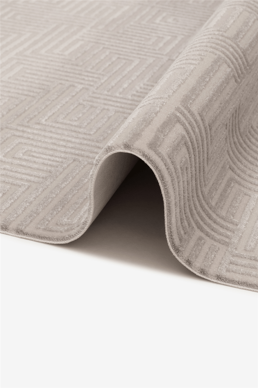 Gri Vellora Axis Geometrik Desen Akrilik Halı