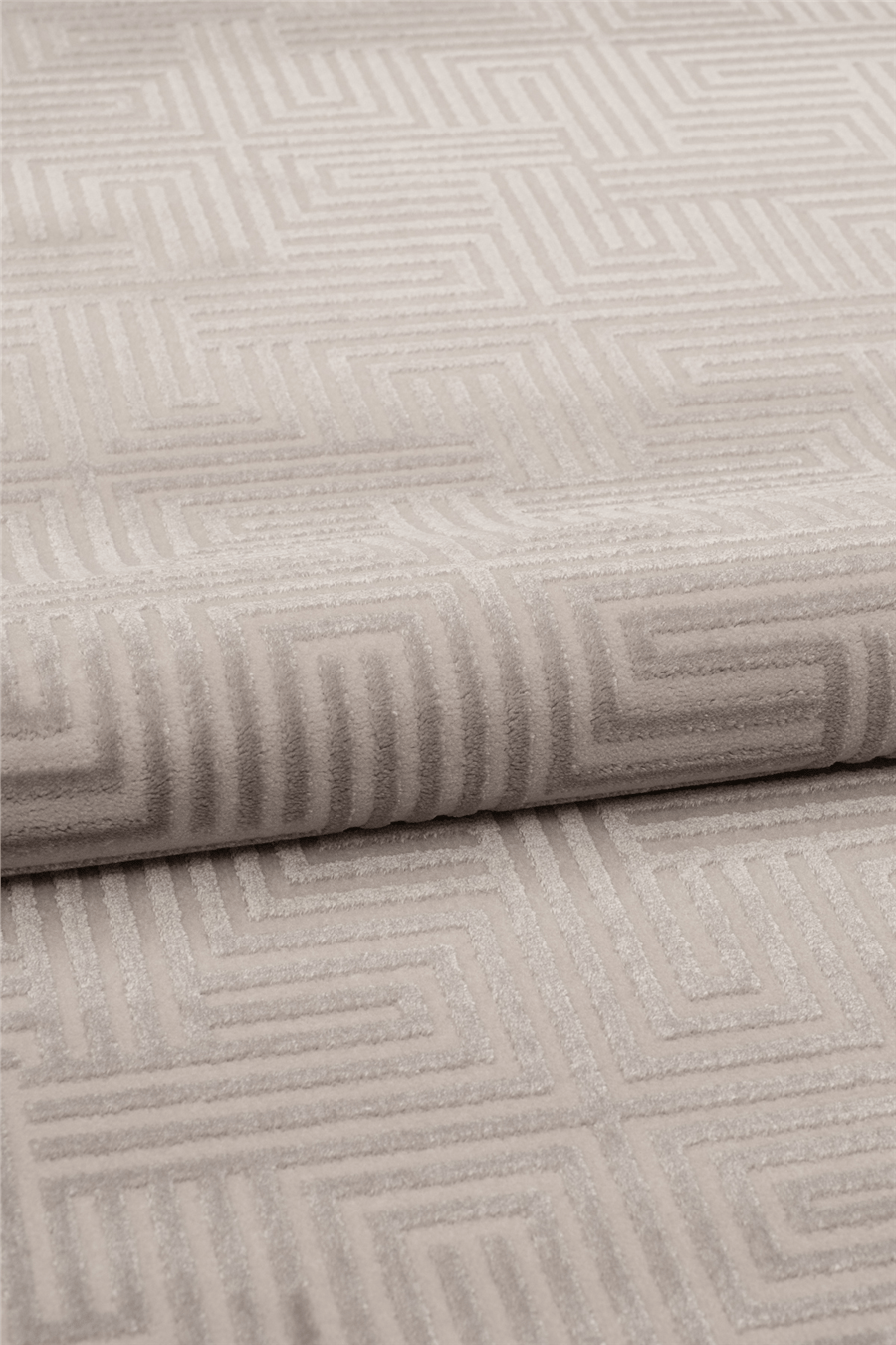 Gri Vellora Axis Geometrik Desen Akrilik Halı