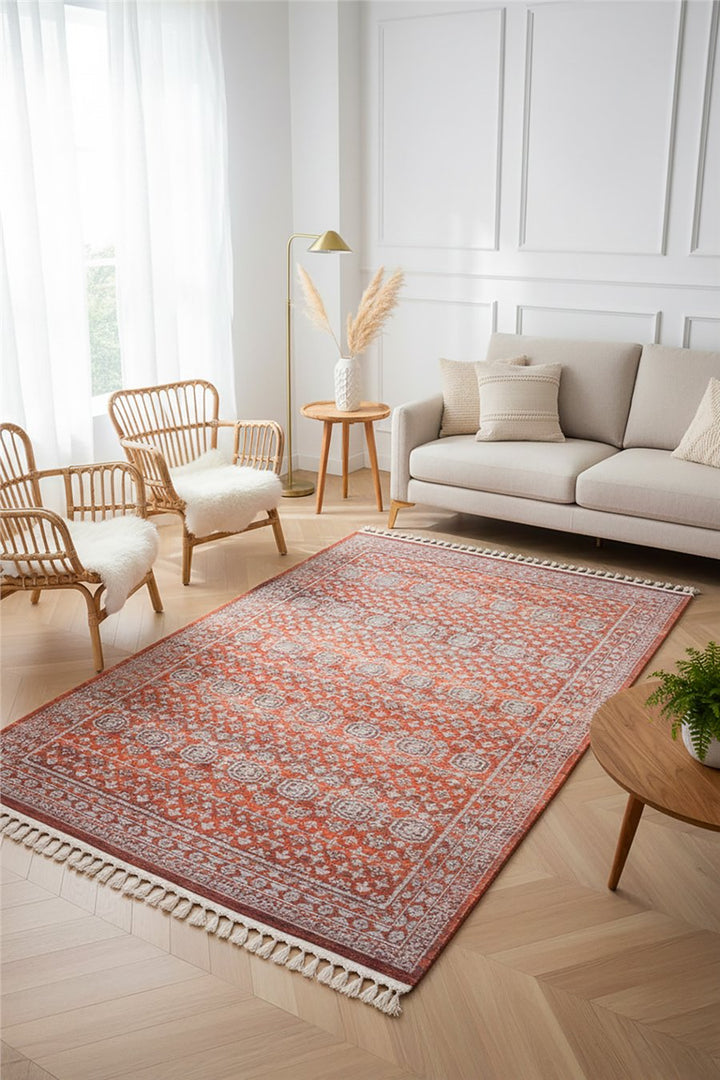 Kiremit Zamanın İzi Modern Vintage Koleksiyon Halı
