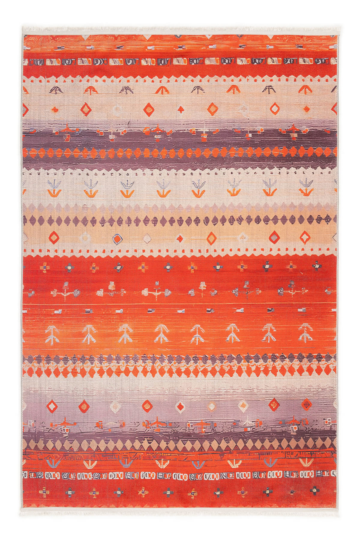 Kiremit Zamanın İzi Modern Vintage Sisal Halı