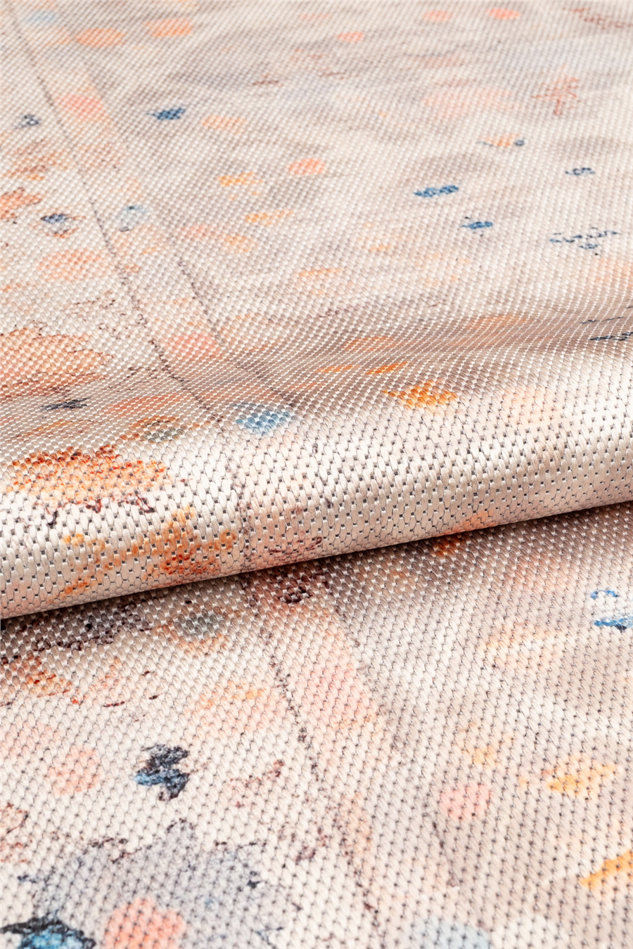 Krem Zamanın İzi Modern Vintage Sisal Halı