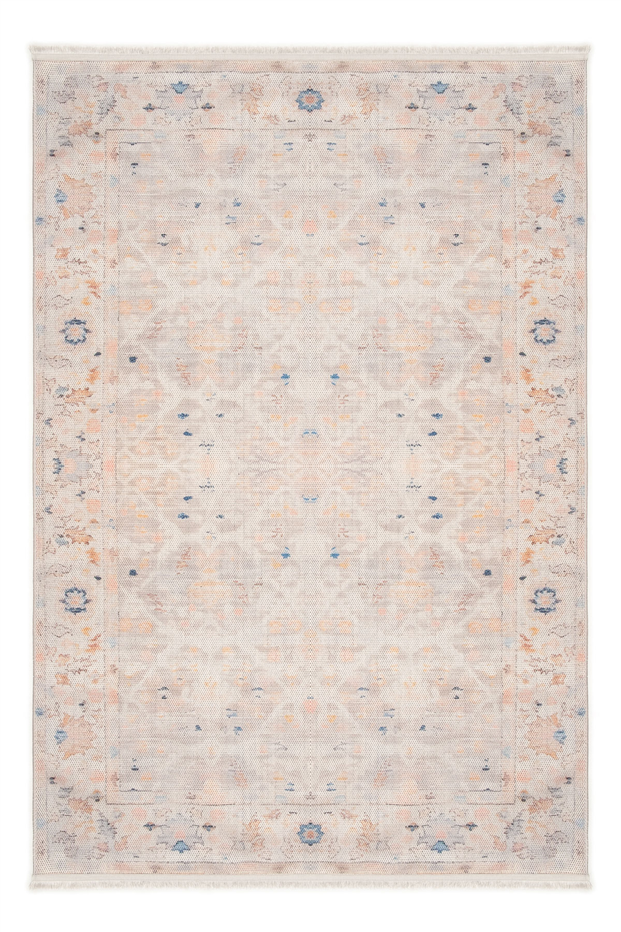 Krem Zamanın İzi Modern Vintage Sisal Halı