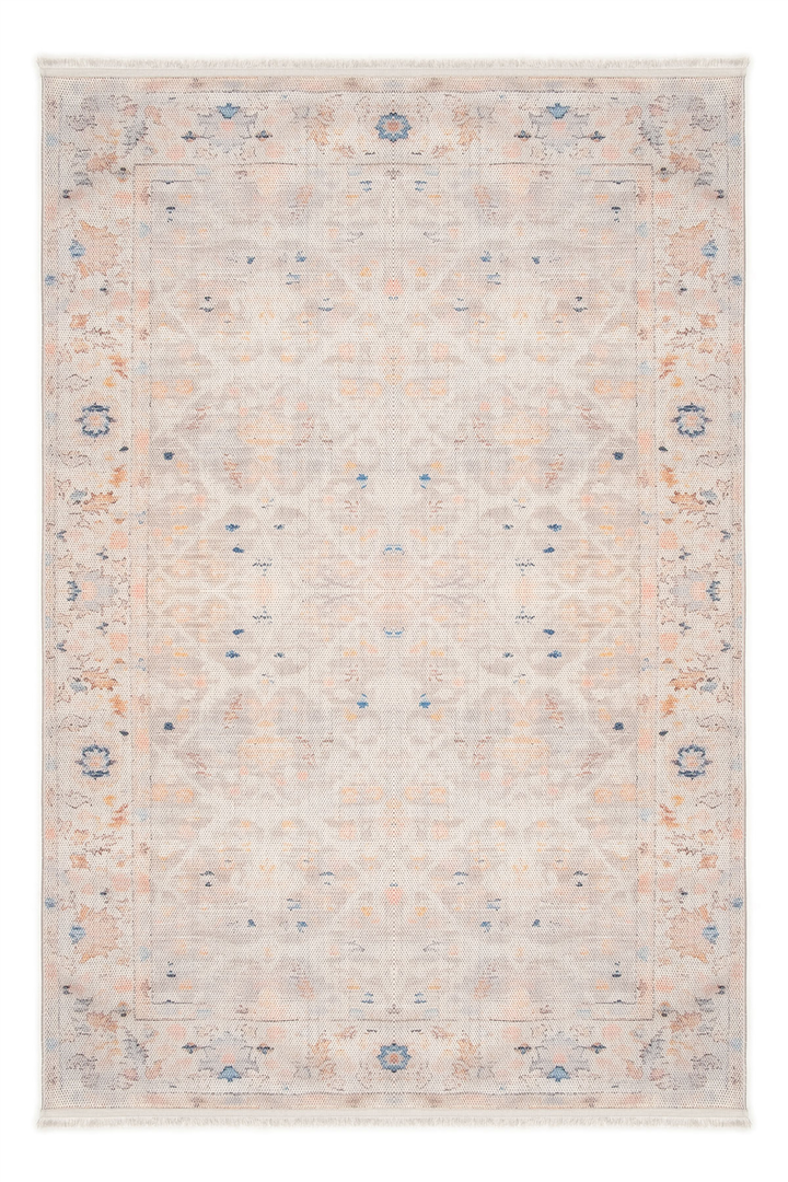 Krem Zamanın İzi Modern Vintage Sisal Halı