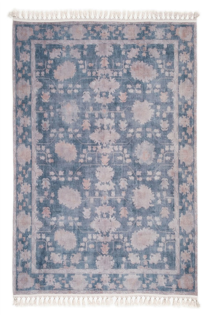 Mavi Zamanın İzi Modern Vintage Koleksiyon Halı
