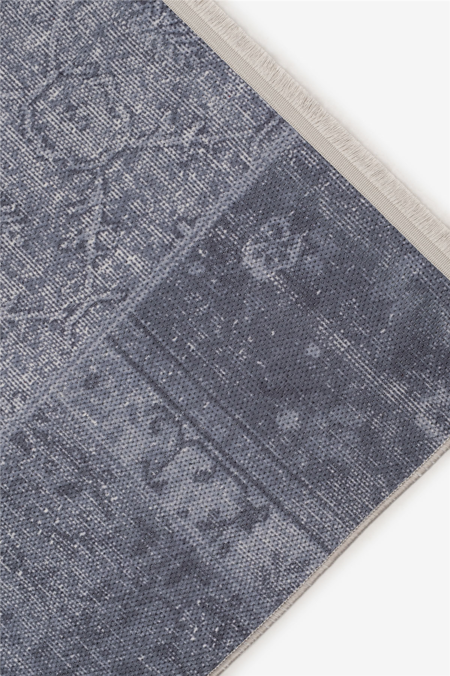 Mavi Zamanın İzi Modern Vintage Sisal Halı