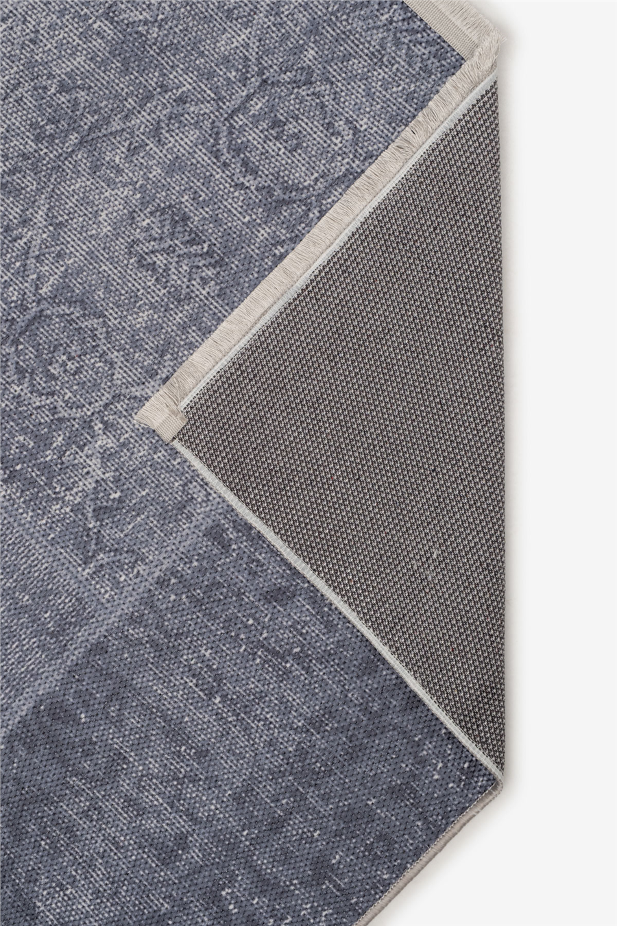 Mavi Zamanın İzi Modern Vintage Sisal Halı