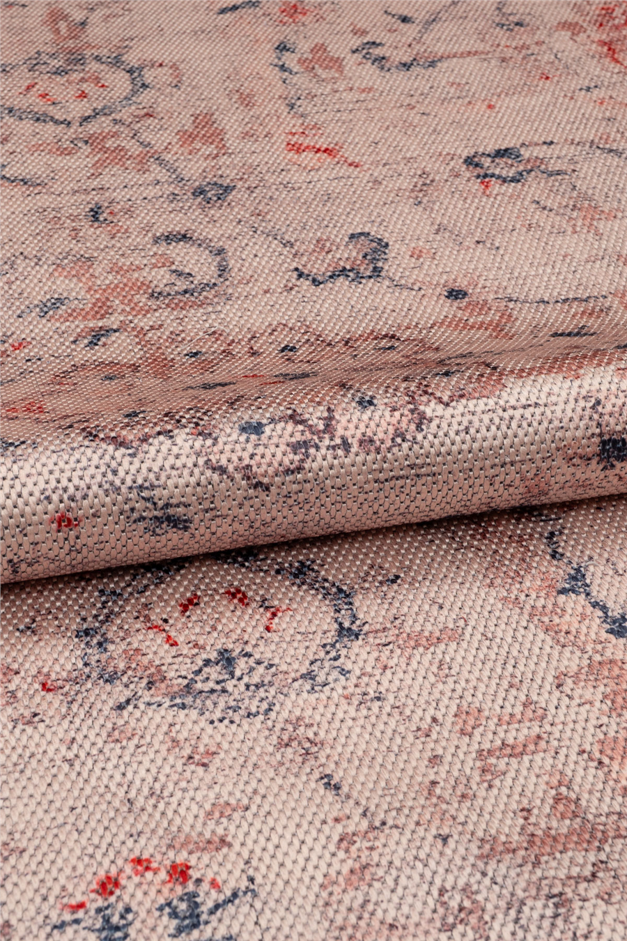 Pudra Zamanın İzi Modern Vintage Sisal Halı