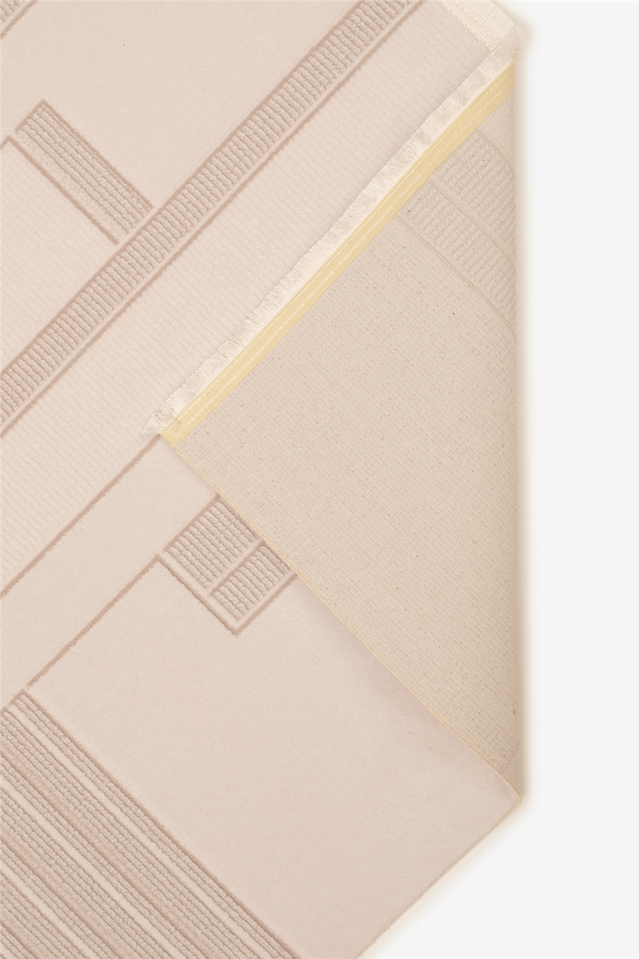 Vellora Weave Bej Modern Geometrik Akrilik Halı