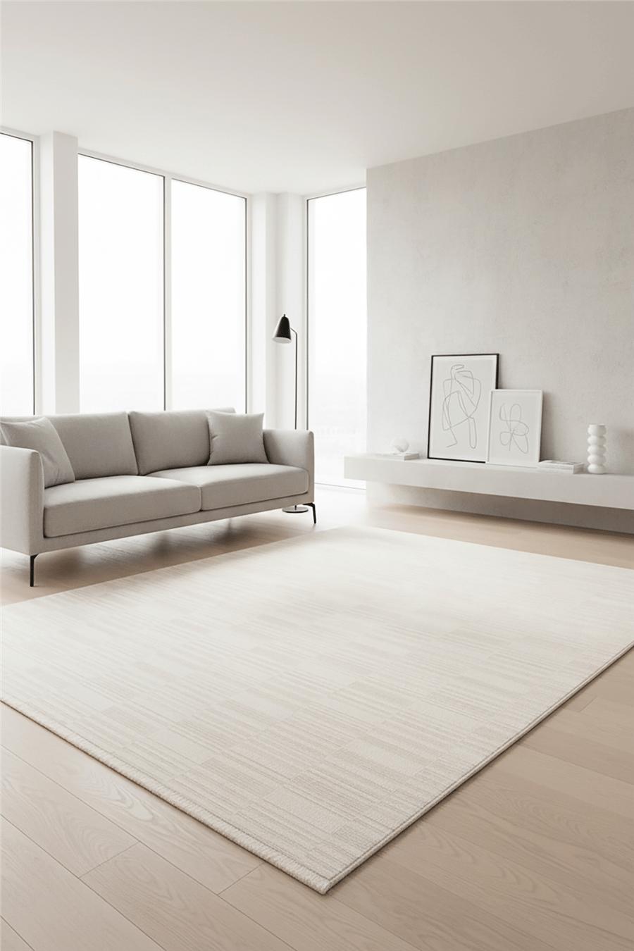 Vizon Loop Geometrik Desenli Modern Halı