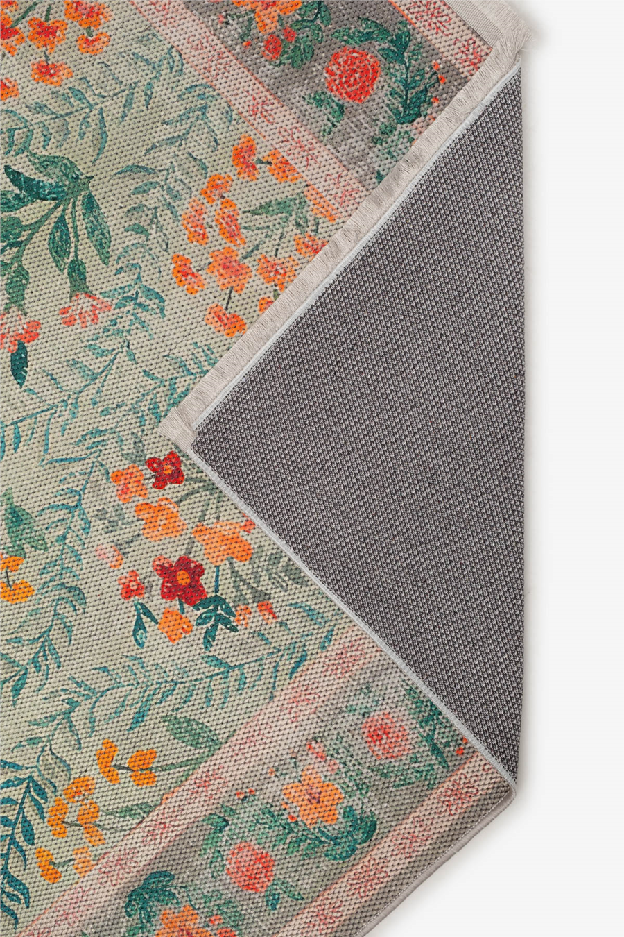 Yeşil Zamanın İzi Modern Vintage Sisal Halı